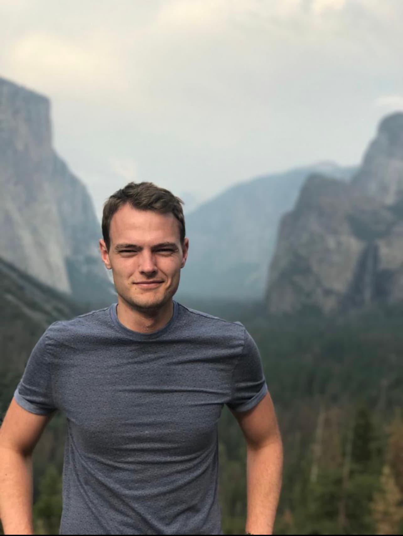 Nick Bennett, founder of Rentwire, in Yosemite Valley